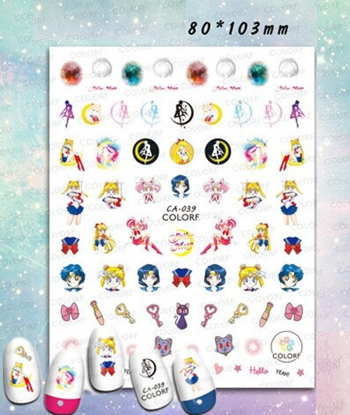 Sailor Moon Nail Art Stickers CA-039