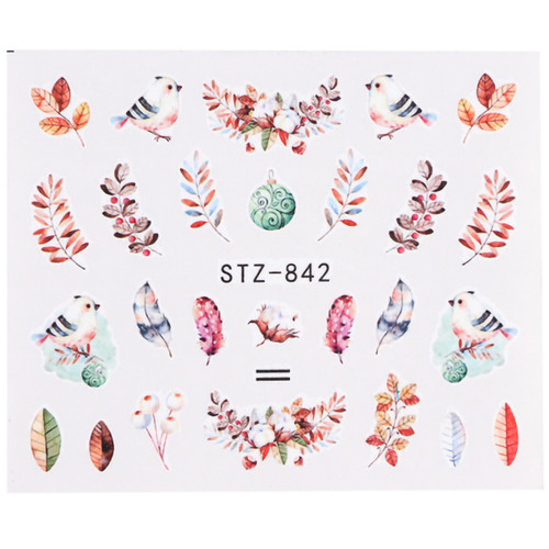 Watercolor Floral Water Decal