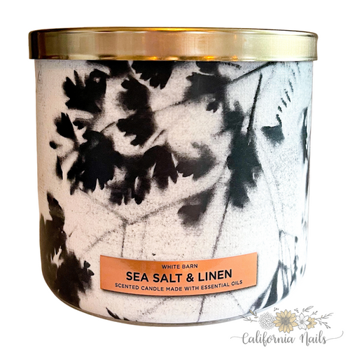 Sea Salt & Linen 3-Wick Candle