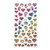 Colorful Metallic Flowers & Hearts Nail Art Stickers DP2021