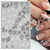 Black & White Filigree Nail Art Stickers F566