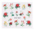 Colorful Floral Water Decals