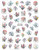 Abstract Spring Summer Floral Nail Art Stickers