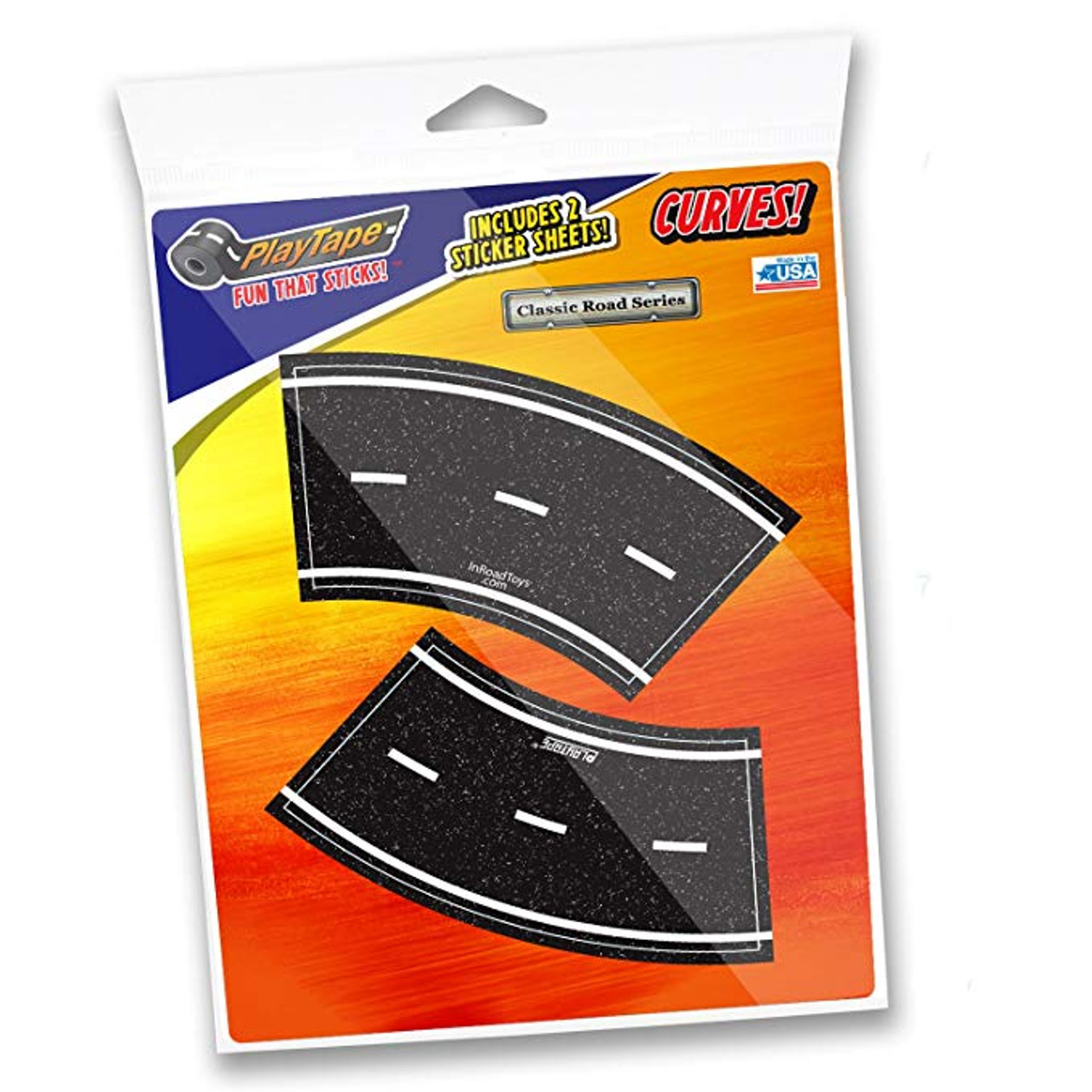 2 Inch Curves Road Tape - The Fun Company