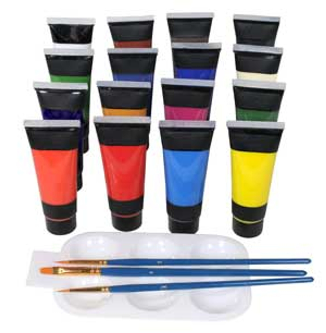 PROFESSIONAL ACRYLIC PAINT SET X 20 PCS - M.T.S. Arts & Crafts