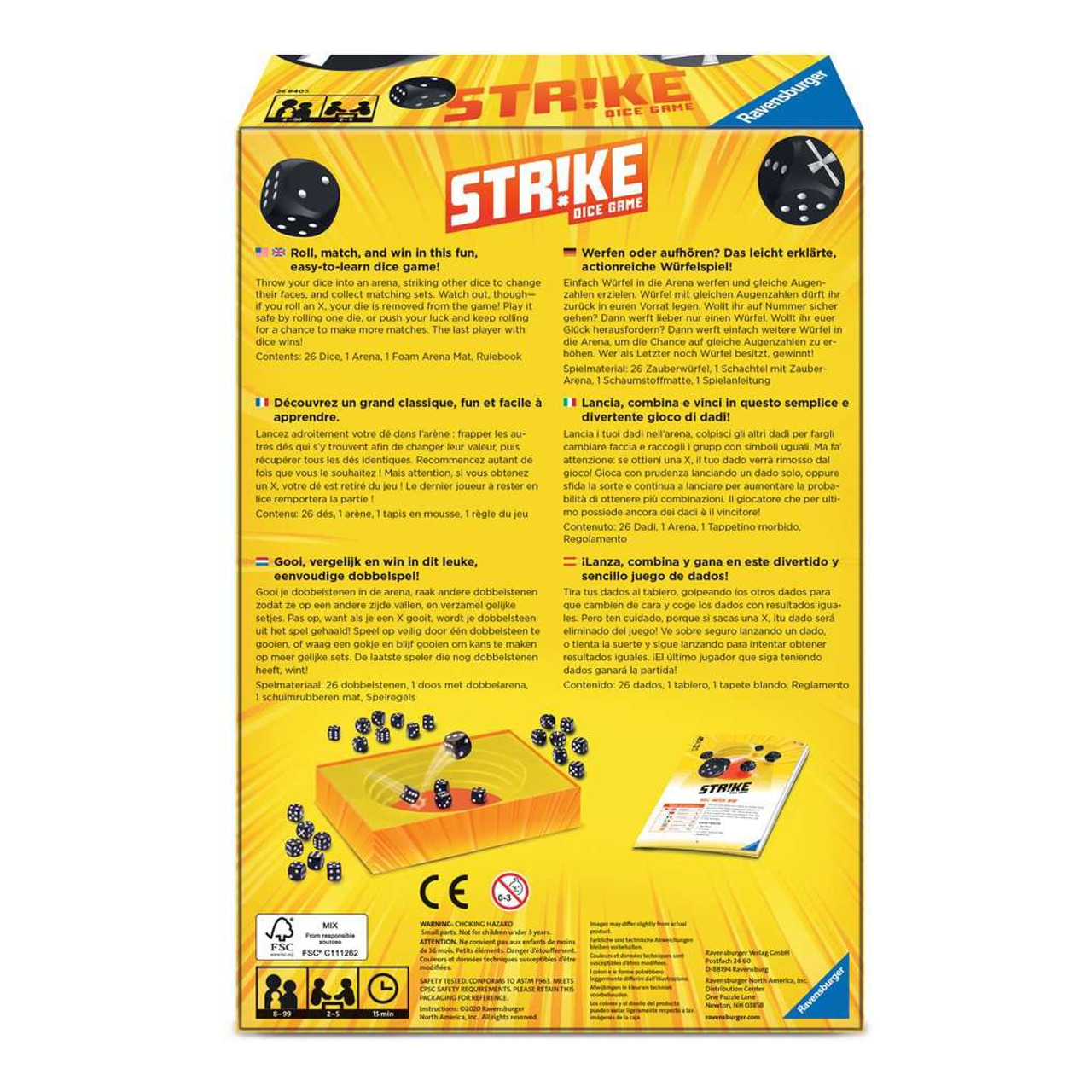 Strike Board Game/ Dice Game