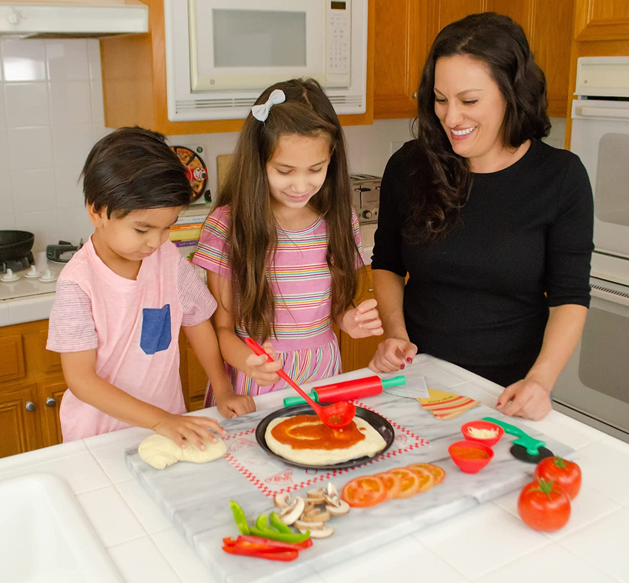 Handstand Kitchen Donut Shoppe Adult and Child Apron Set