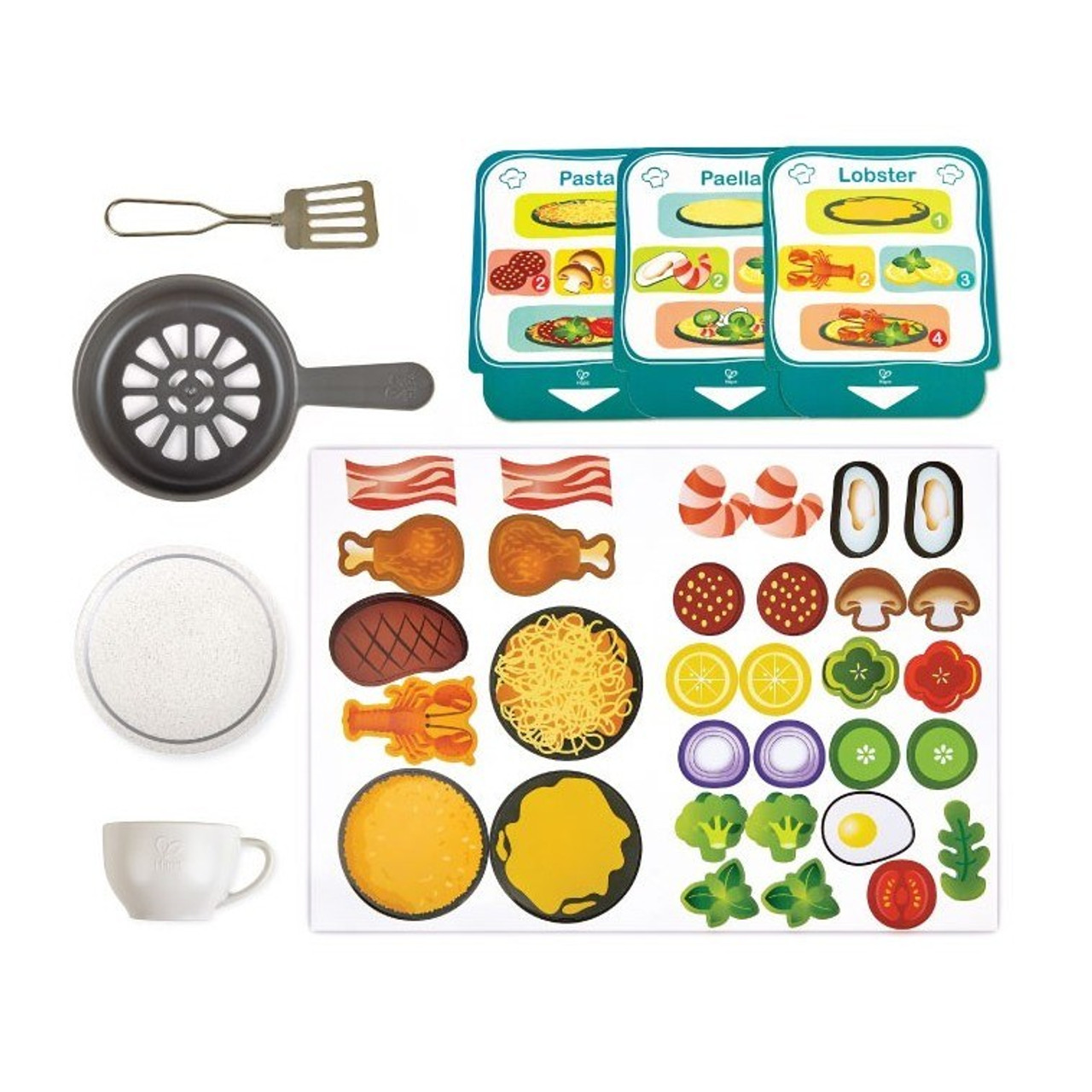  Hape Pasta Wooden Play Kitchen Food Set for 3+ Years