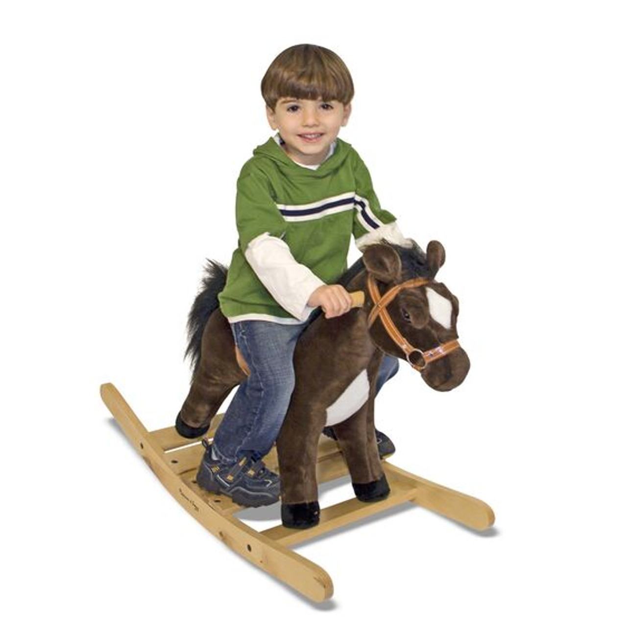 Melissa & Doug Rock and Trot Plush Rocking Horse