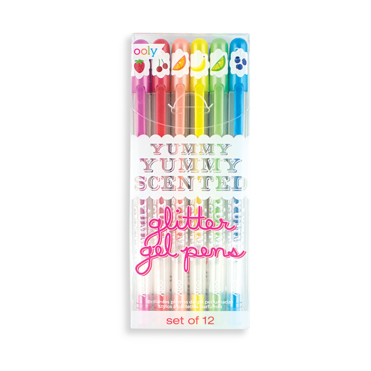 Ooly Yummy Yummy Scented Glitter Gel Pens - Set of 12