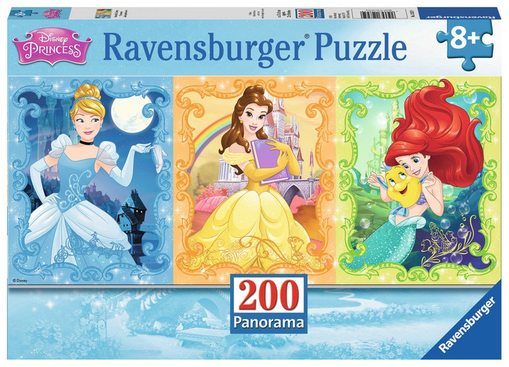 Beautiful Disney Princesses 200 Piece Panoramic Puzzle