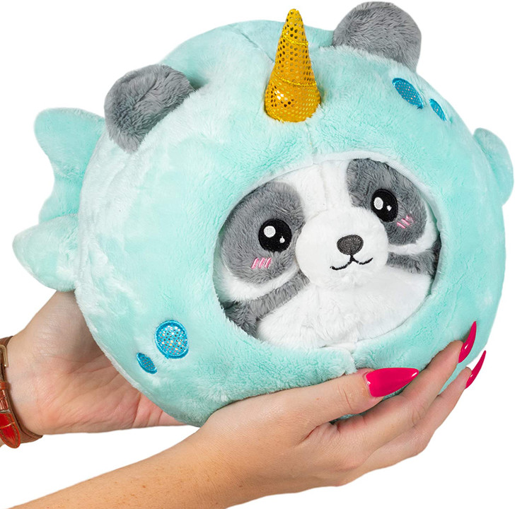 7" Undercover Panda in Narwhal Costume Squishable