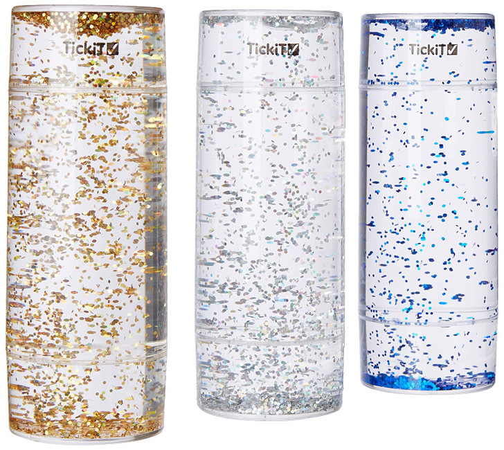 Blue Sensory Glitter Storm Tube