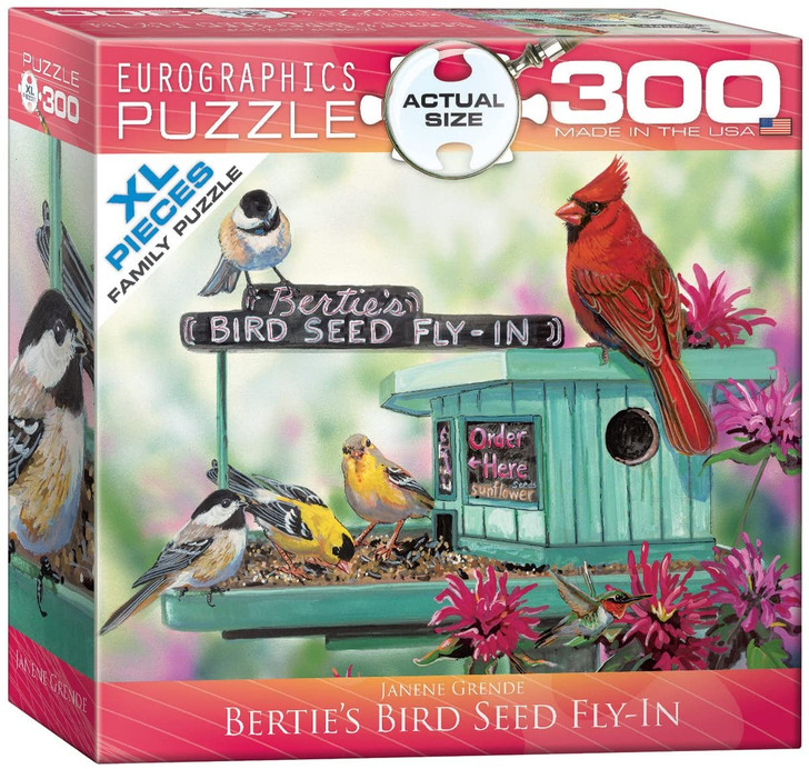 Bertie's Bird Seed Fly-in 300 Piece Puzzle