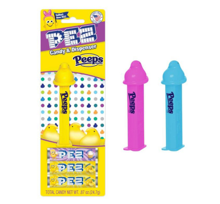 PEZ Peeps Candy Dispenser, Assorted