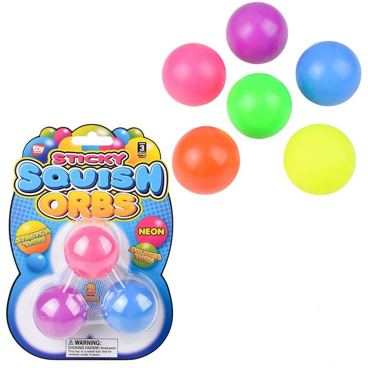 Squish Sticky Neon Orbs