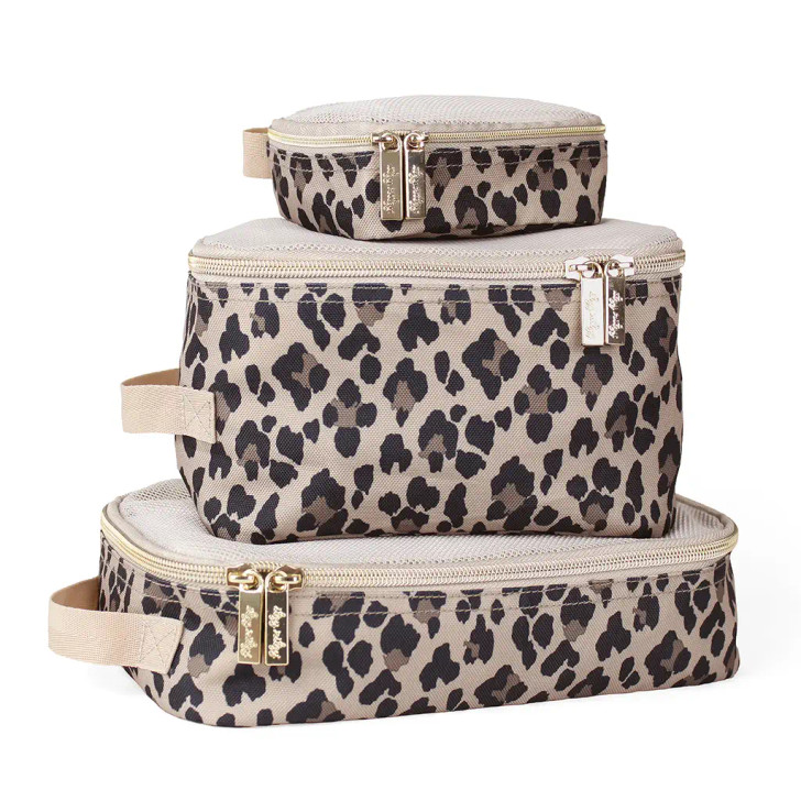 Itzy Ritzy Leopard Pack Like a Boss Diaper Bag Packing Cubes