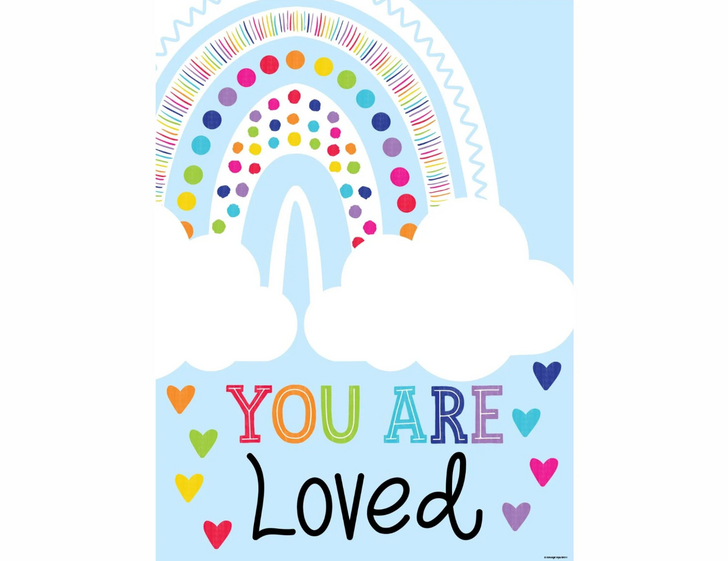 Sprinkle Kindness - You Are Loved Poster by Schoolgirl Style