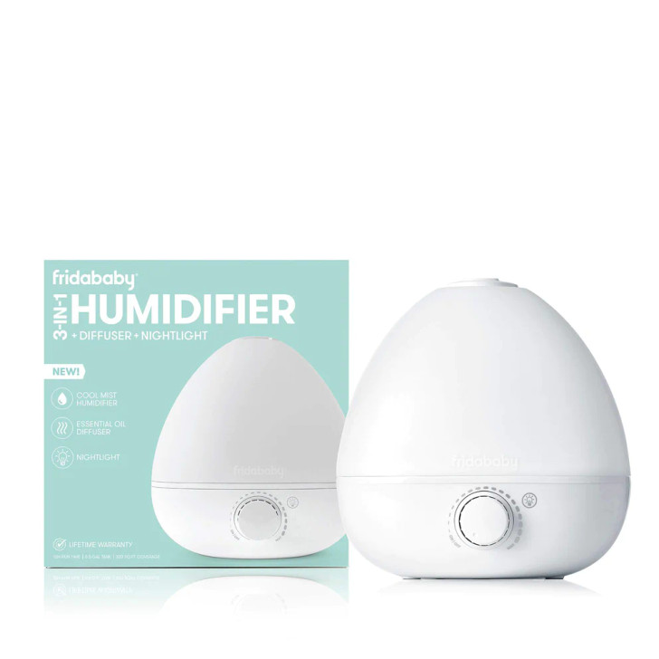 FridaBaby BreatheFrida 3-in-1 Humidifier, Diffuser, & Nightlight