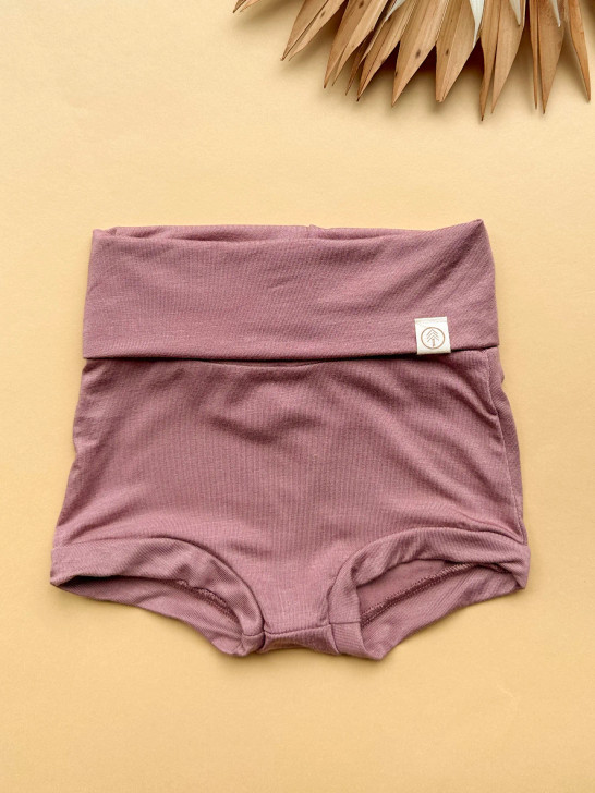 Tenth & Pine Bamboo Bloomers Bummies - Dusty Pink Size 0-3 Months