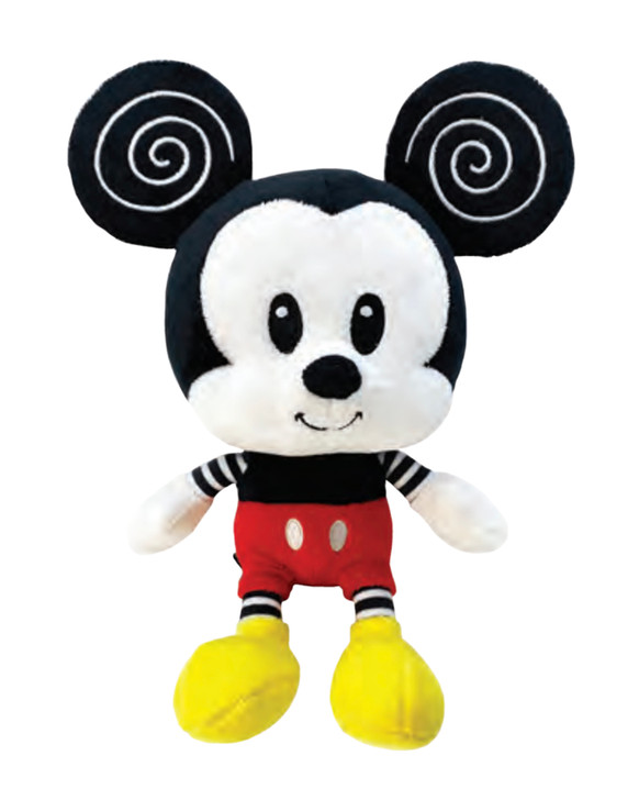 Disney Baby 10" Black & White Mickey Plush