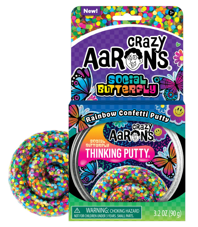 Crazy Aaron's Thinking Putty - Social Butterfly