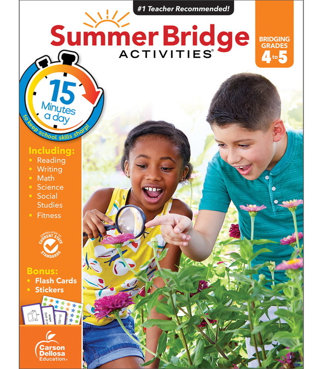 Summer Bridge Activities Workbook Grade 4-5 Paperback