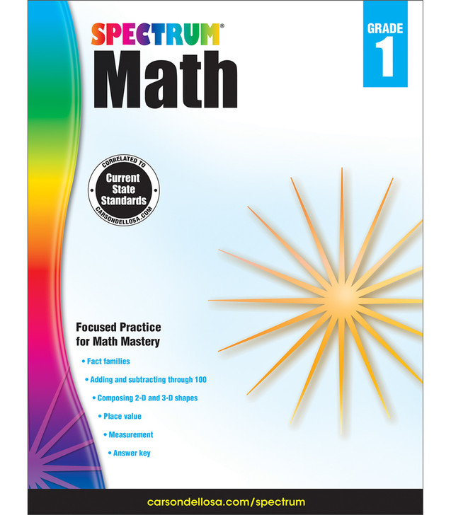 Spectrum Math Workbook Grade 1 Paperback