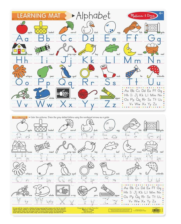 Melissa & Doug Alphabet Write A Mat