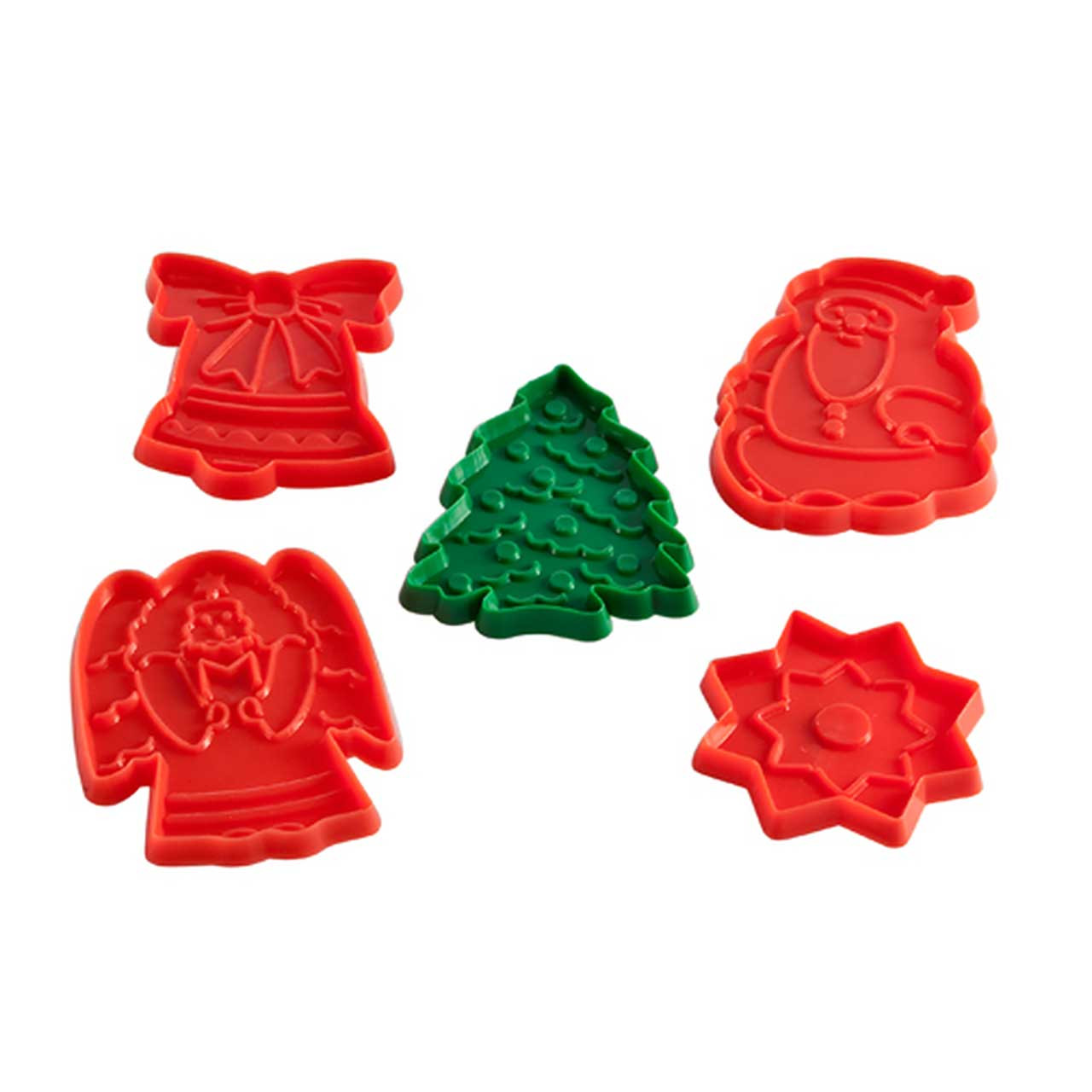 Christmas Cookie Cutter Set of 5 Holiday Cookie Cutters