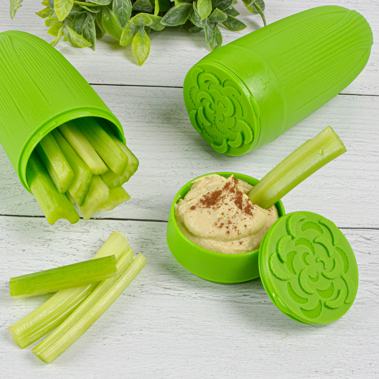 Celery & Dip ToGo — Snack Container Bento Box