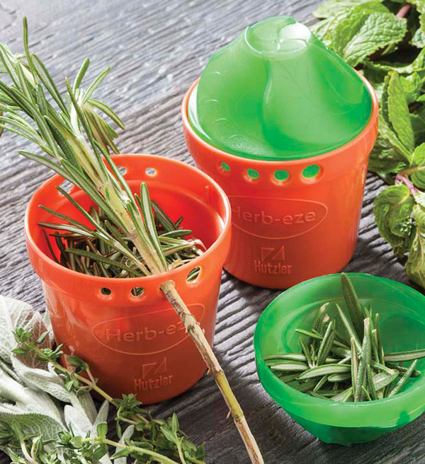 Hutzler Herb-Eze Herb Stripper and Freezer Storage Container