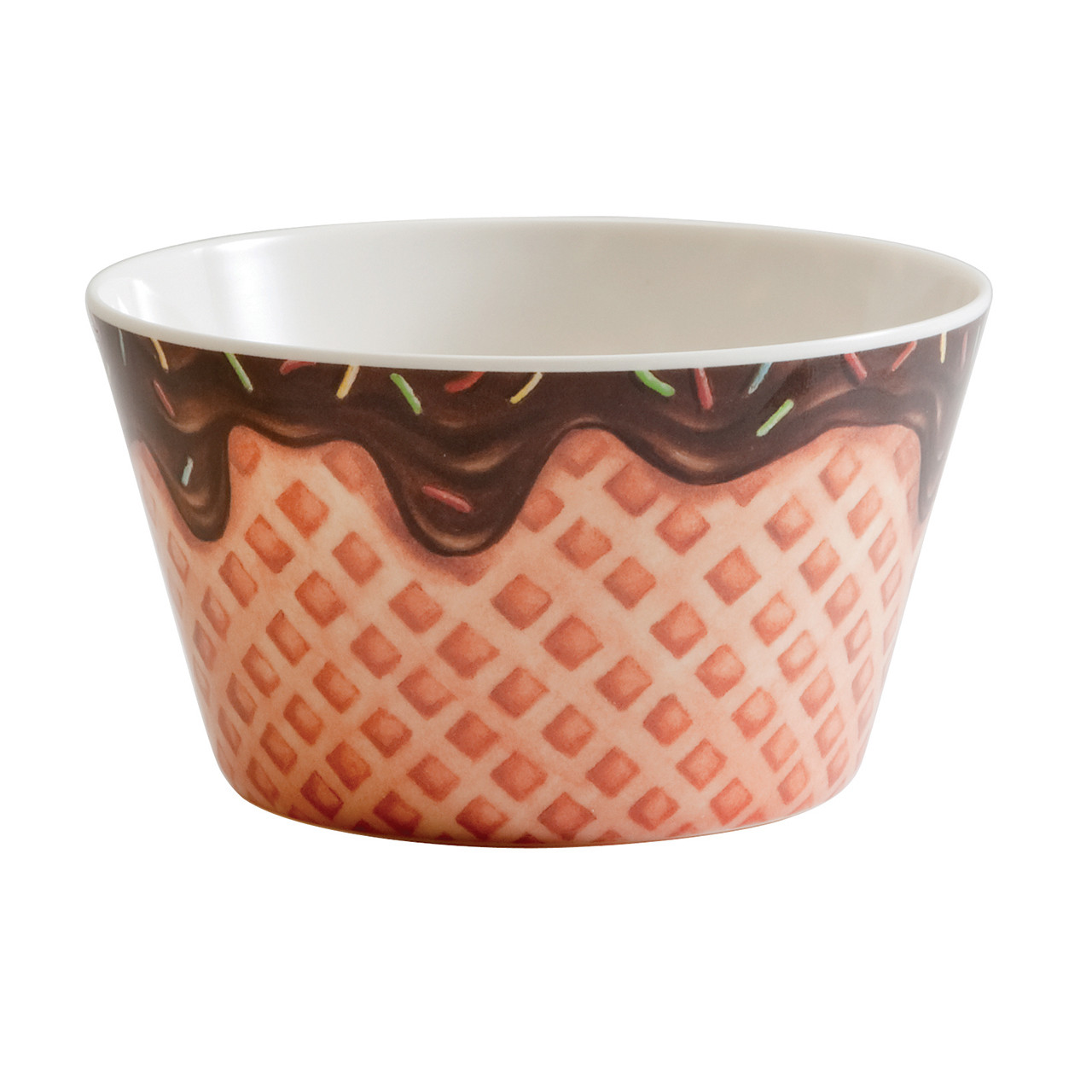 Ice Cream Bowl with Waffle Cone Design