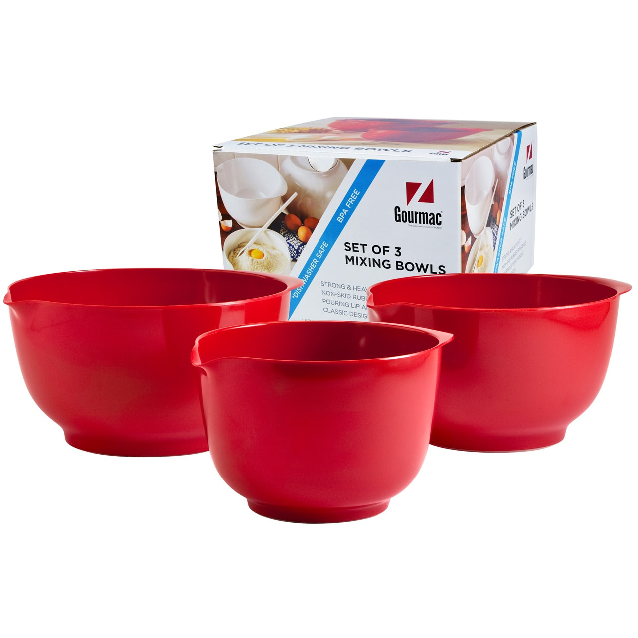 MELAMINE MIXING BOWL SET - BLUE – Bonjour Fête