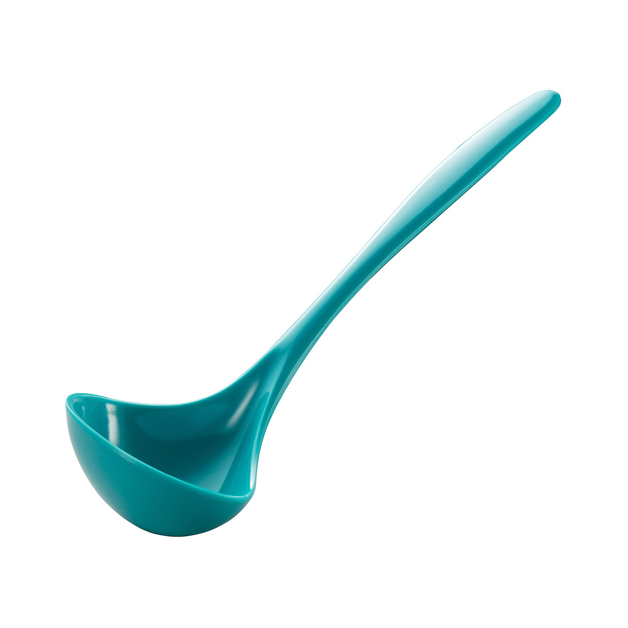 Hutzler Melamine Utensils and Crock in Turquoise (Set of 6)