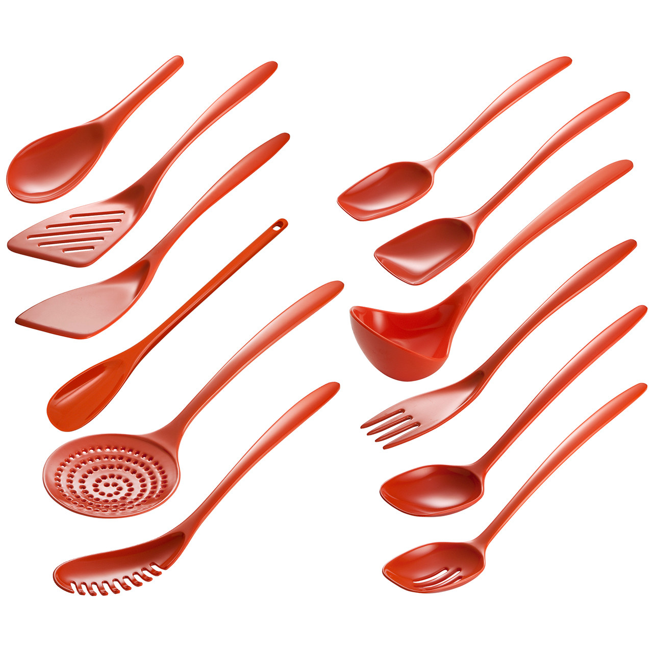 Hutzler Yellow Melamine Utensils, 12-pc. Set 