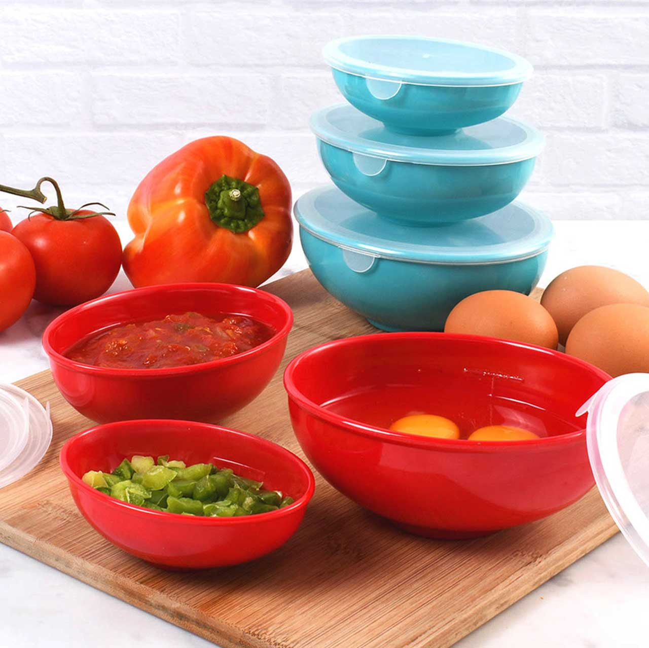 Nest™ Prep&Store Steel Bowl Set