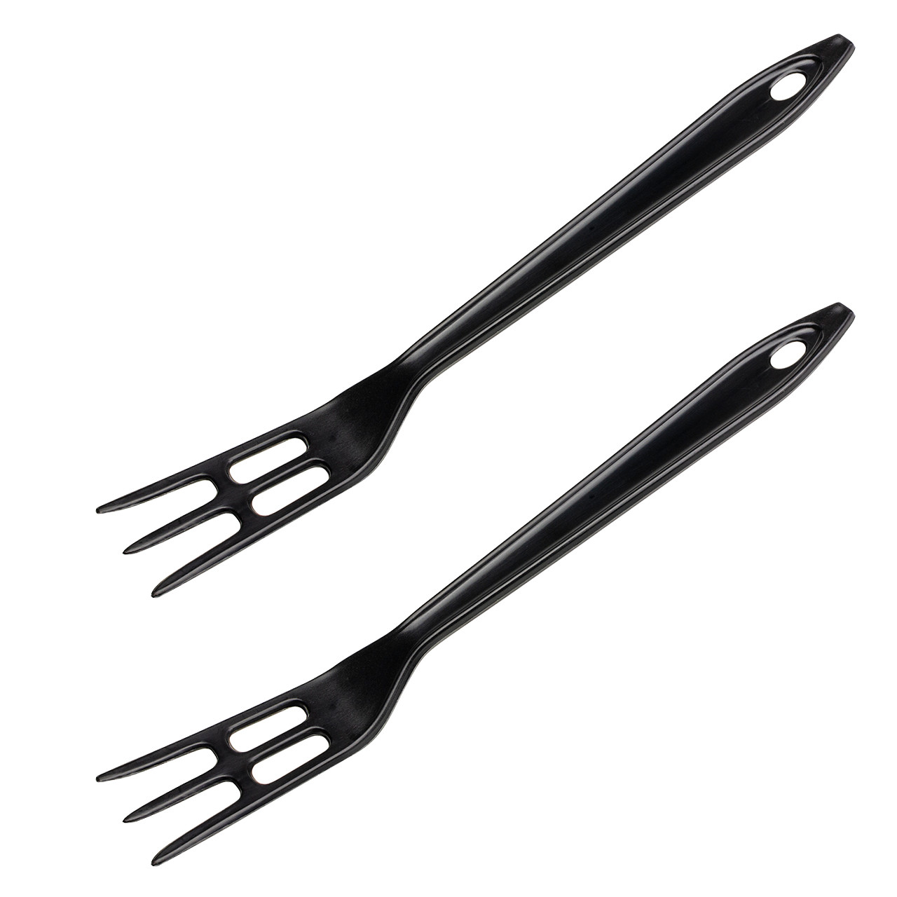 2 X Heat Resistant Nylon Fork 2 Prong Meat Serving Cooking Utensil Kitchen  Tools