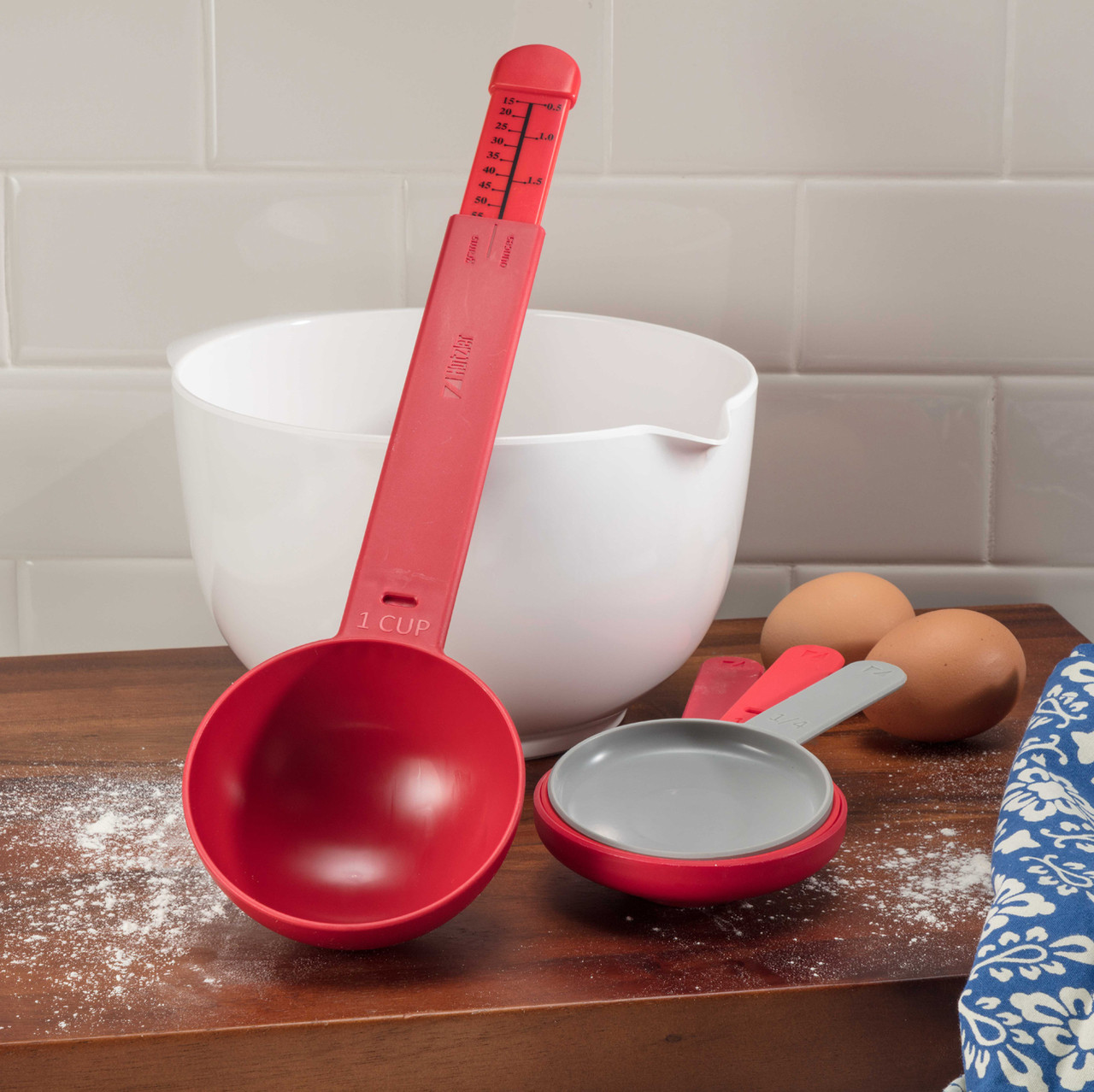 KitchenAid Measuring Cups & Spoons, Red