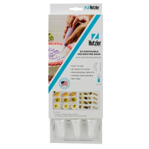 Disposable Decorating Bags & Nozzles Set