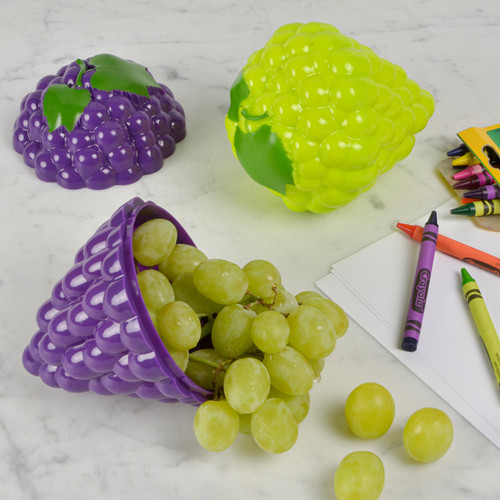 Grapes To Go with grapes and crayons