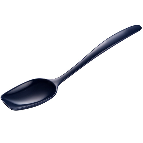 Hutzler Melamine 10" Spoon, cobalt blue