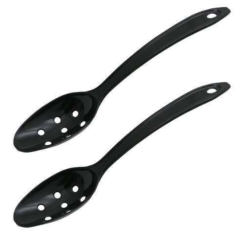 Nylon Straining Spoon Set, black