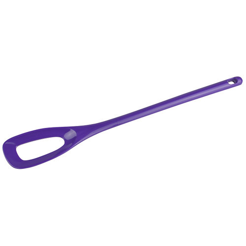 Hutzler 12" Melamine Mixing Spoon with Hole, purple