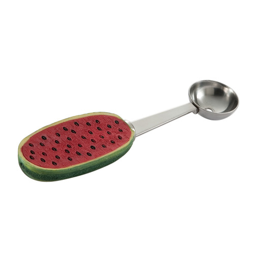 Melon baller with decorative watermelon decorative handle