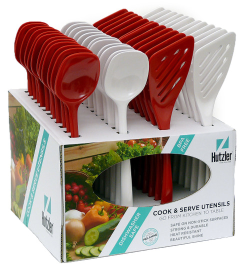 Melamine Cook & Serve Utensils Counter Display (48 pcs)