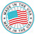 Hutzler Made in USA logo Hutzler Made in USA logo