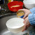 Mini Colander straining beans