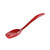 Melamine Mini Slotted Spoon, red