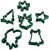 Yule Cheer Cookie Cutters - Set of 6